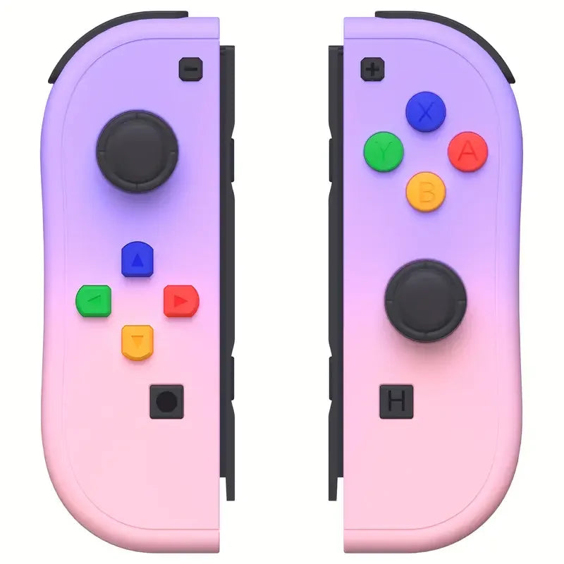 Replacement Wireless Joycons Controller for Switch/Lite/OLED with Motion Sensing/Dual Vibration/Gyro Axis, Includes Comfort Grip